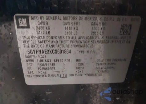 2012 Cadillac Srx Luxury Collection from USA, damaged, VIN 3GYFNAE3XCS601864